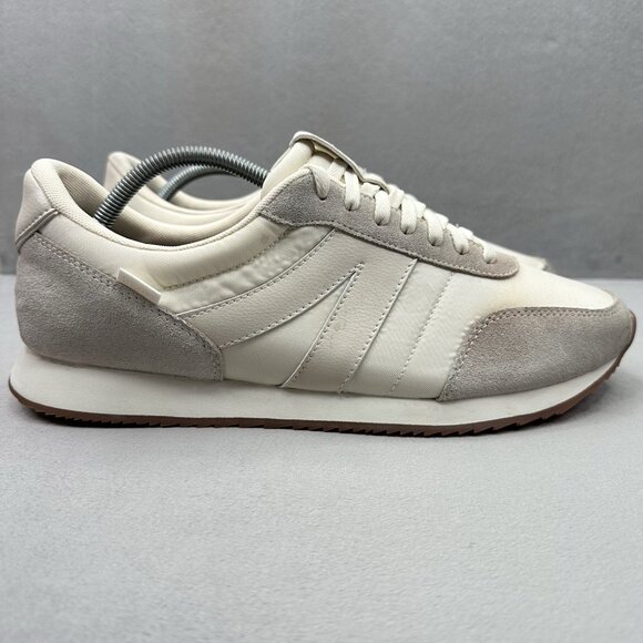 Kizik Other - Kizik Milan Mens Size 11 (D) Shoes Bone Suede Hands Free Slip On Comfort Sneaker